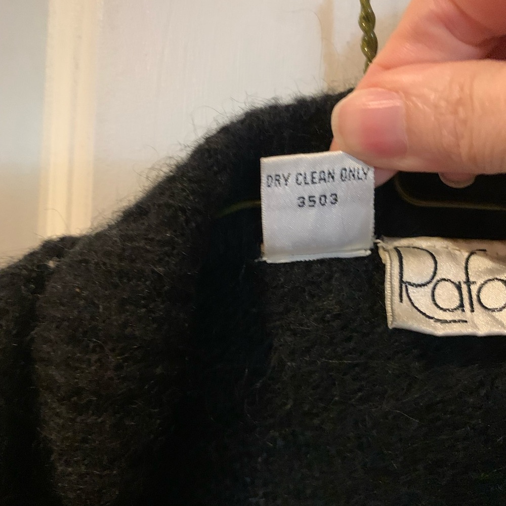 Rafaella Black Multicolor Patterned Cardigan - image 8